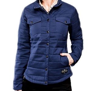 United By Blue Bison Snap Women S Small Navy Coat